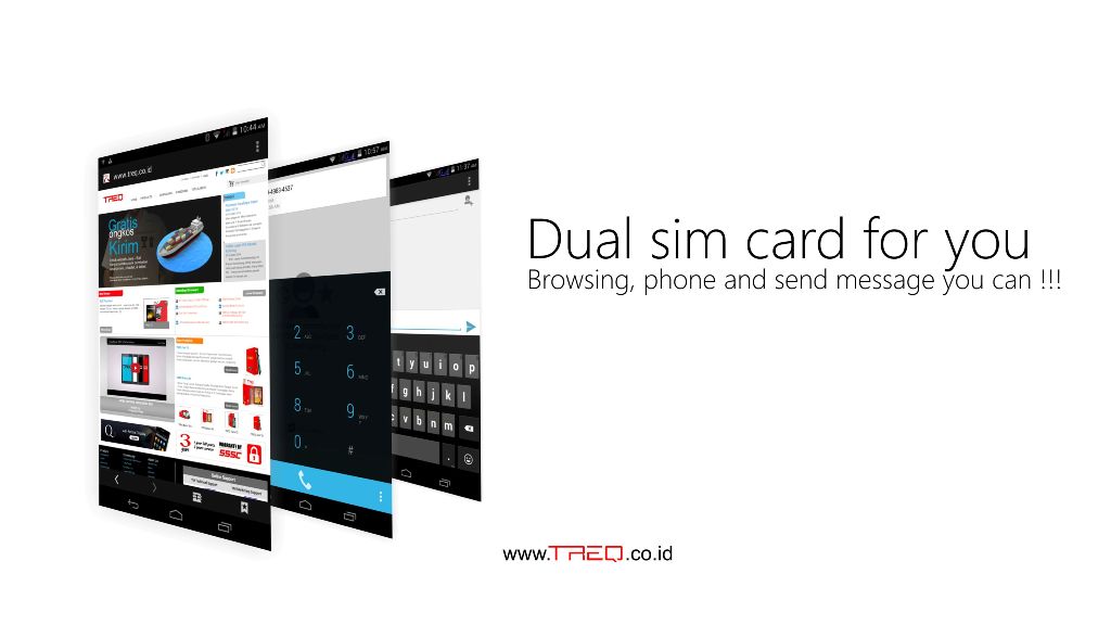 Dual SIM, Dual ON Treq Call 7K