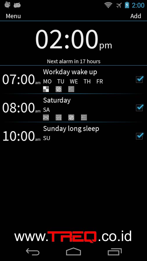 Aplikasi Alarm Android "I Can't Wake Up!"