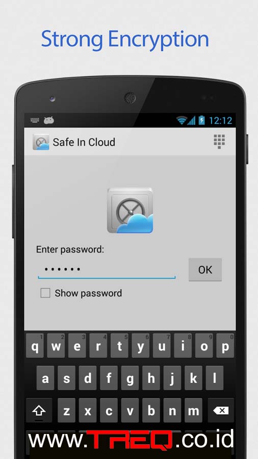 Aplikasi Android "SAFE IN CLOUD PASSWORD MANAGER"