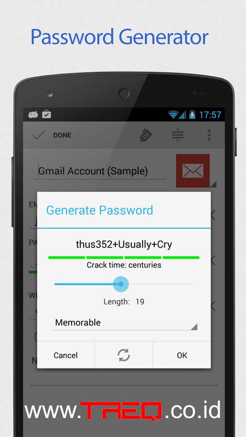 Aplikasi Android "SAFE IN CLOUD PASSWORD MANAGER"