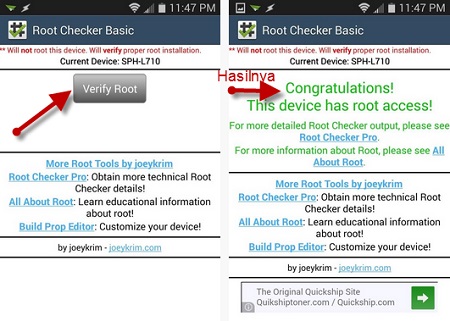 Aplikasi Root Checker Cek Akses Root Android