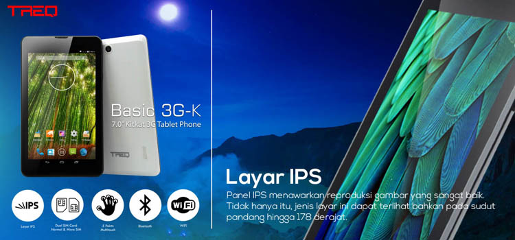 Treq Basic 3GK dengan IPS Display